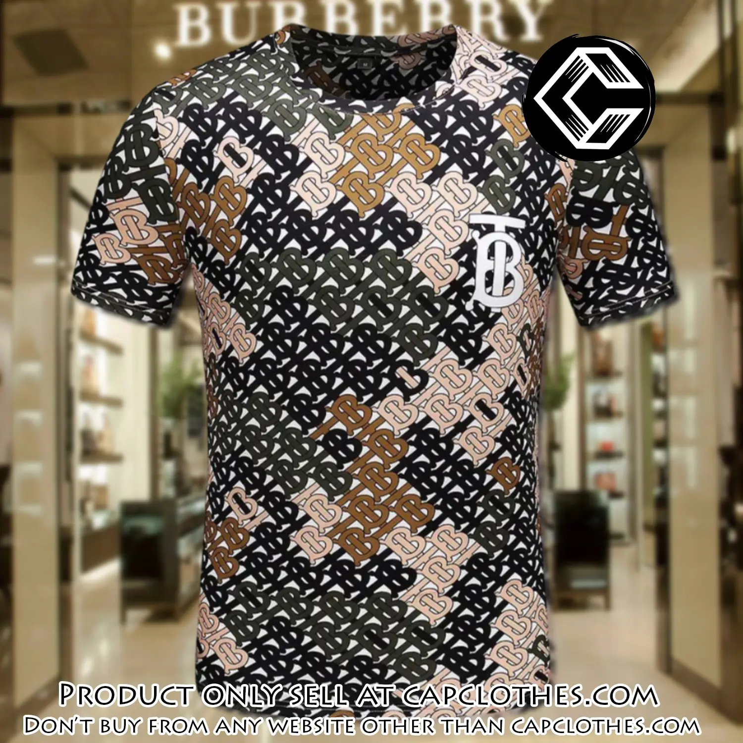 Burberry logo luxury brand premium unisex tshirt outfit for men women cc5622012